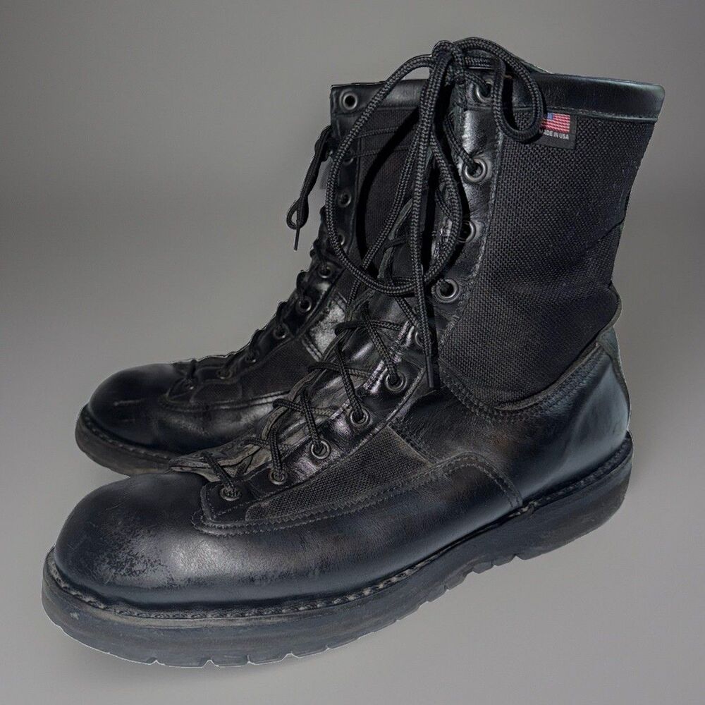 Men’s Danner Arcadia 8” 400G Black Lace up Work boots Sz 11.5 EE